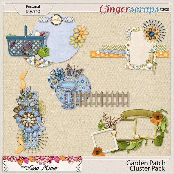 Garden Patch Cluster Pack from Designs by Lisa Minor