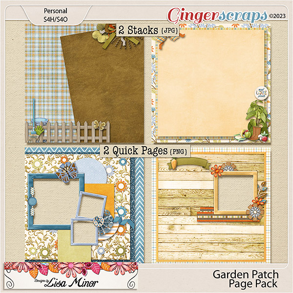 Garden Patch Page Pack from Designs by Lisa Minor