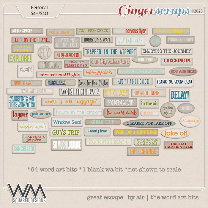 Great Escape: By Air | The Word Art Bits
