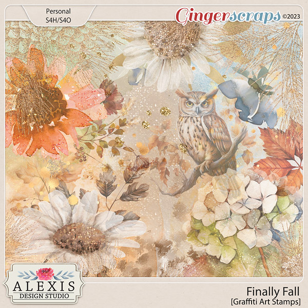 Finally Fall - Graffiti Art Stamps