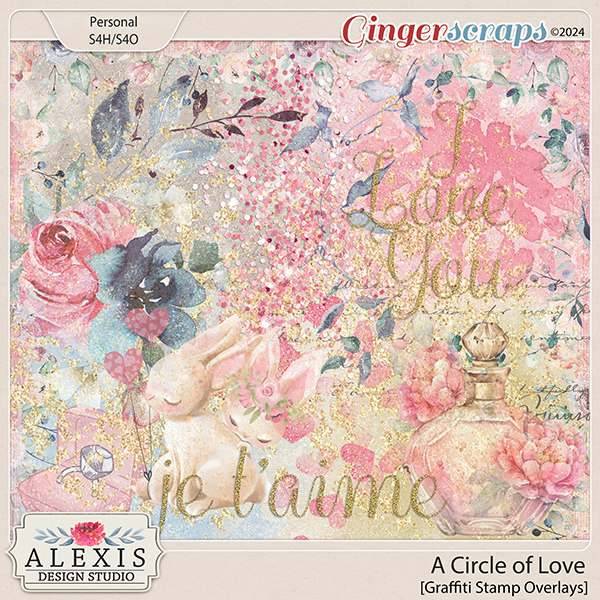 A Circle of Love - Graffiti Stamp Overlays