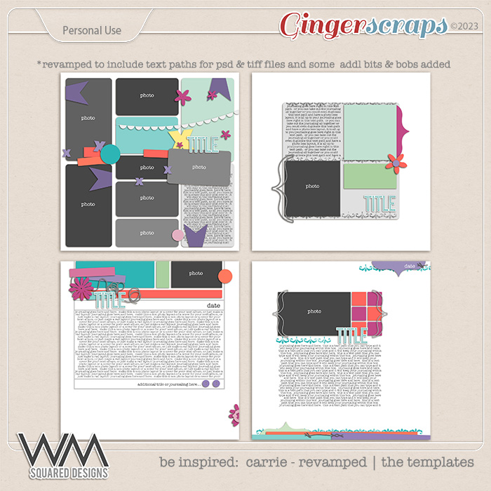 Be Inspired: Carrie - Revamped | The Templates 