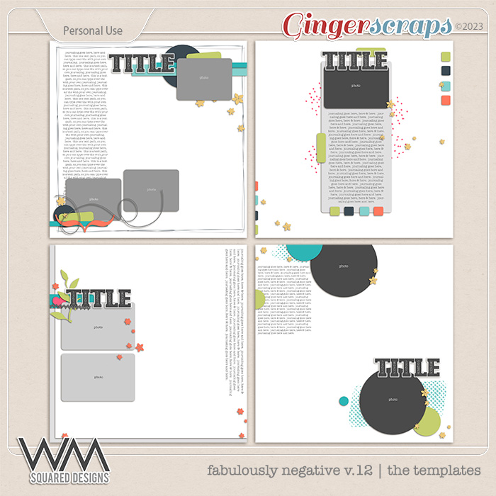 Fabulously Negative v.12 | The Templates 