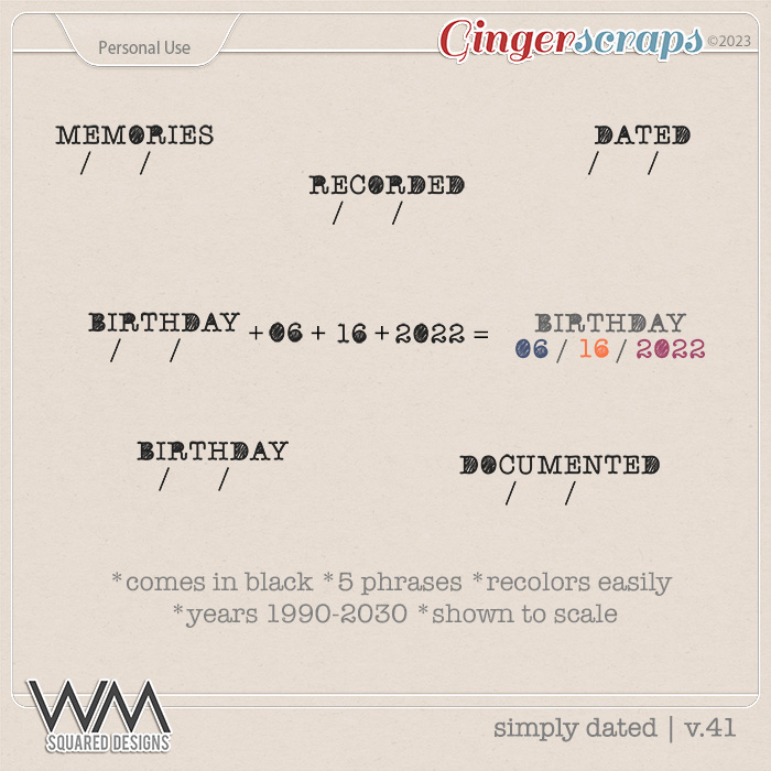 Simply Dated | v.41
