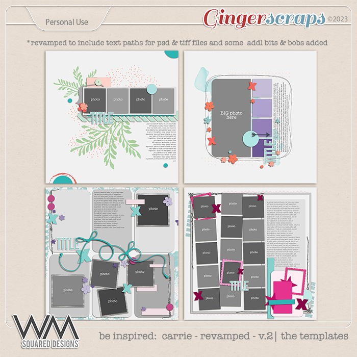 Be Inspired: Carrie v.2 - Revamped | The Templates
