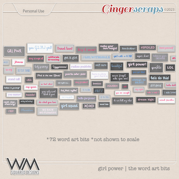 Girl Power | The Word Art Bits