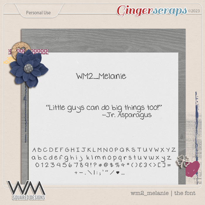 wm2_Melanie | The Font  