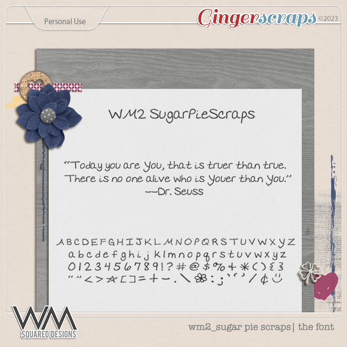 wm2_Sugar Pie Scraps | The Font