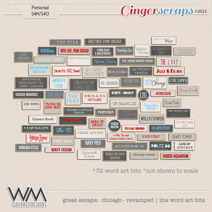 Great Escape: Chicago - Revamped | The Word Art Bits