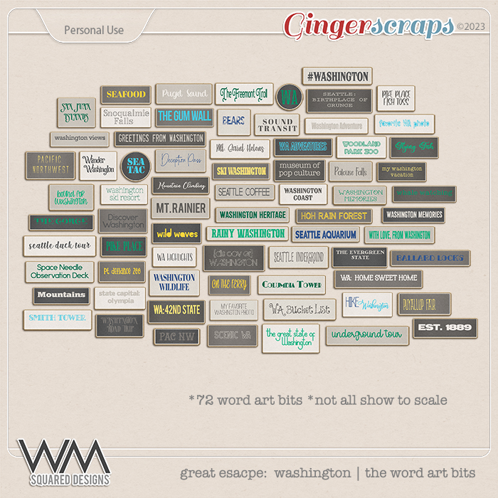 Great Escape: Washington | The Word Art Bits