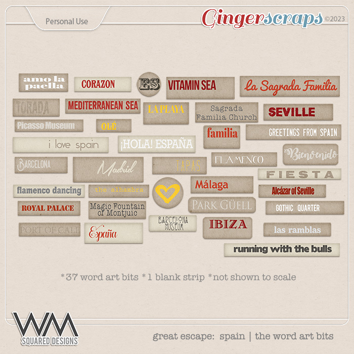 Great Escape: Spain | The Word Art Bits