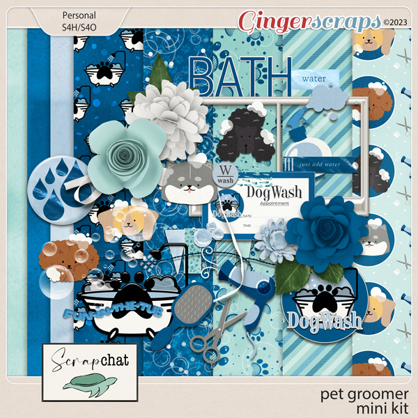 Pet Groomer Mini Kit by ScrapChat Designs