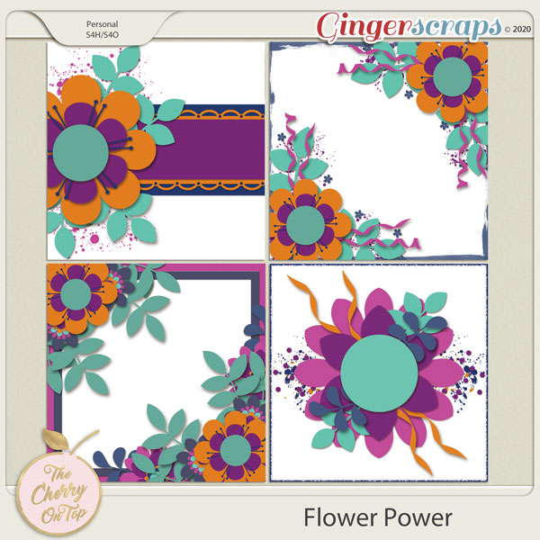 The Cherry On Top Flower Power Templates