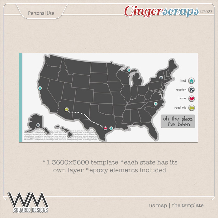 US Map | The Template
