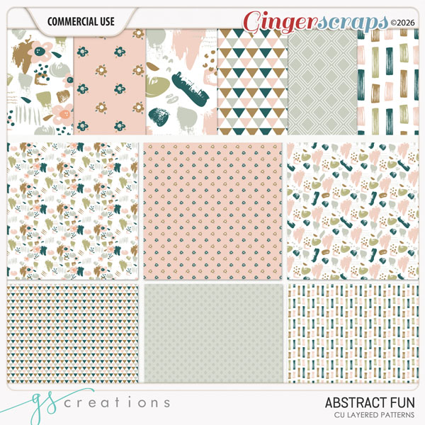 Abstract Fun Layered Patterns (CU) by GS Creations