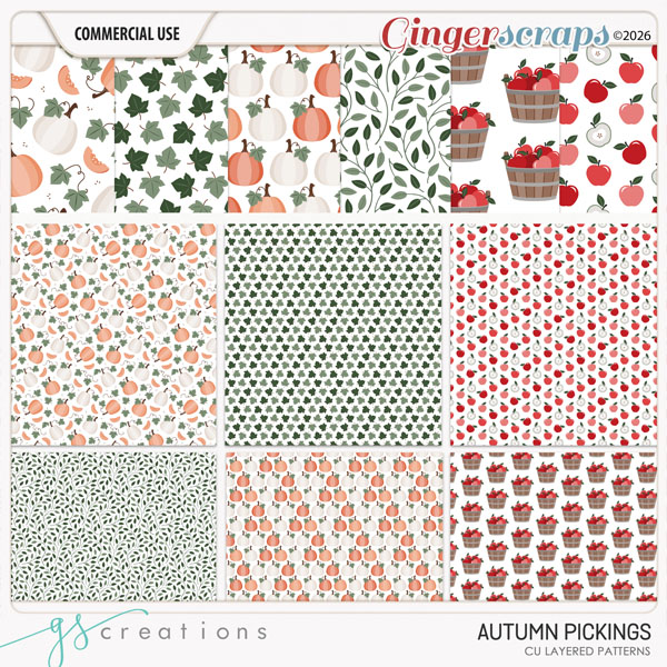 Autumn Picking Patts (CU) by GS Creations
