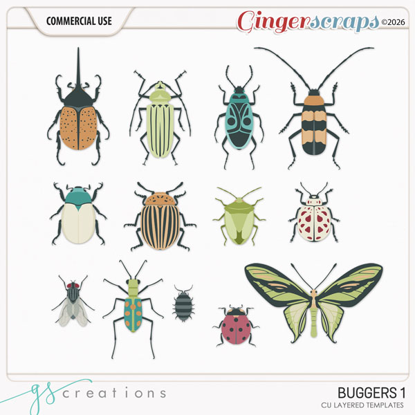 Buggers1 Layered Templates (CU) by GS Creations