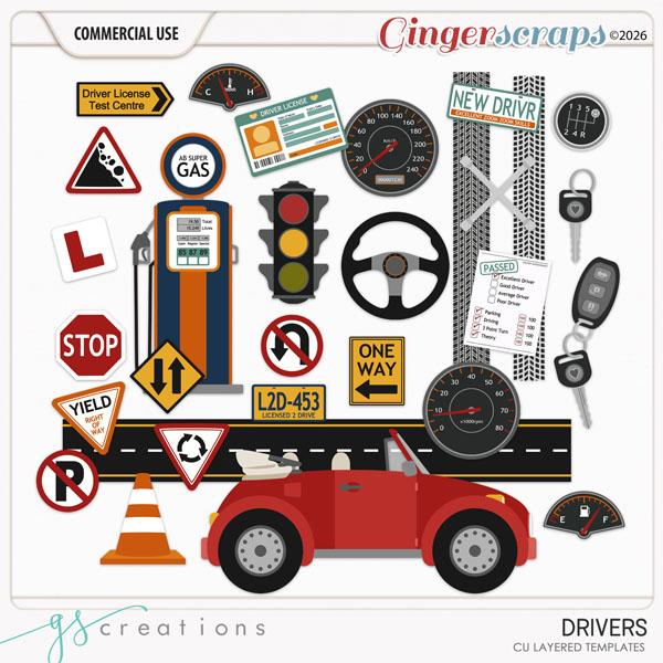 Drivers Layered Templates (CU) by GS Creations