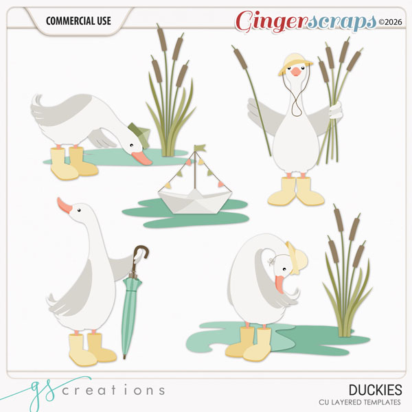 Duckies Layered Templates (CU) by GS Creations