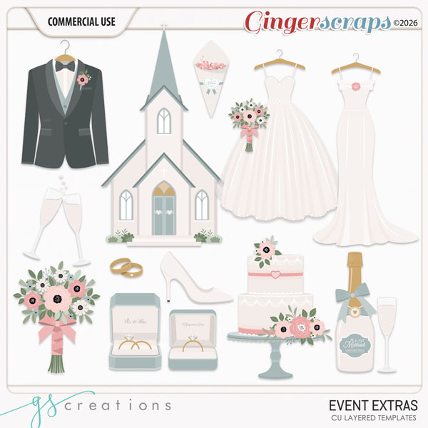 Event Extras Layered Templates (CU) by GS Creations