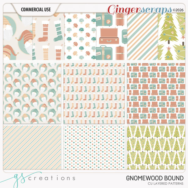 Gnomewood Bound Layered Patterns (CU) by GS Creations
