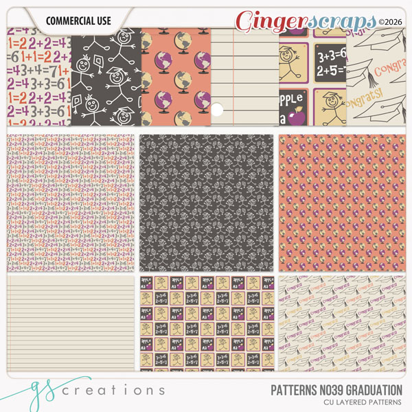 Graduation Layered Patterns (CU) by GS Creations