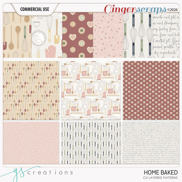 Home Baked Layered Patterns (CU) by GS Creations