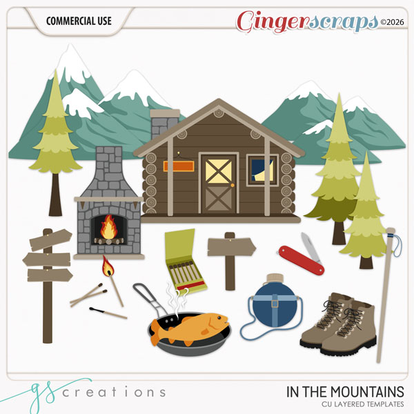 In the Mountains Layered Templates (CU) by GS Creations