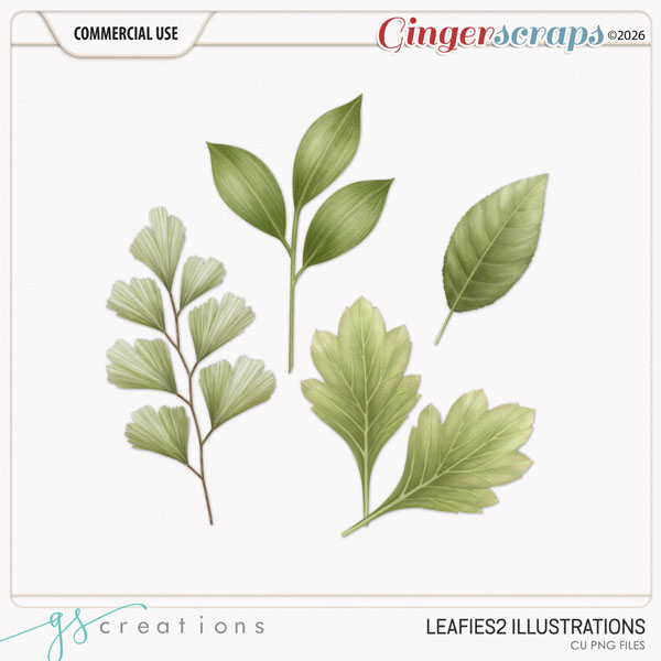 Leafies2 Illustrated (CU) by GS Creations