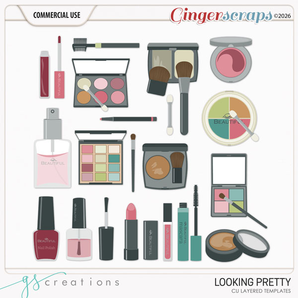 Looking Pretty Layered Templates (CU) by GS Creations