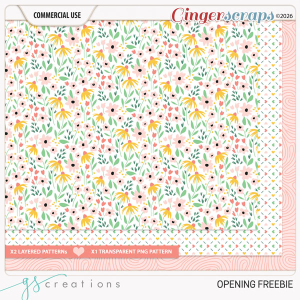 Opening Freebie Patterns (CU) by GS Creations