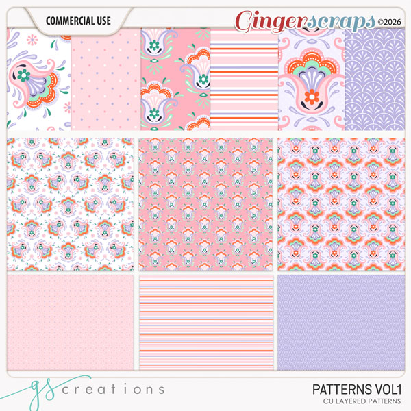 Patterns Vol01 (CU) by GS Creations