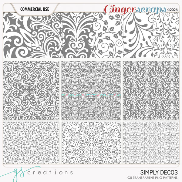 Simply Deco3 (CU) by GS Creations
