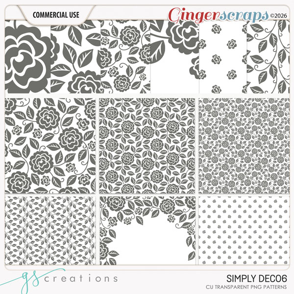Simply Deco6 (CU) by GS Creations