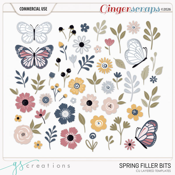 Spring Filler Bits (CU) by GS Creations