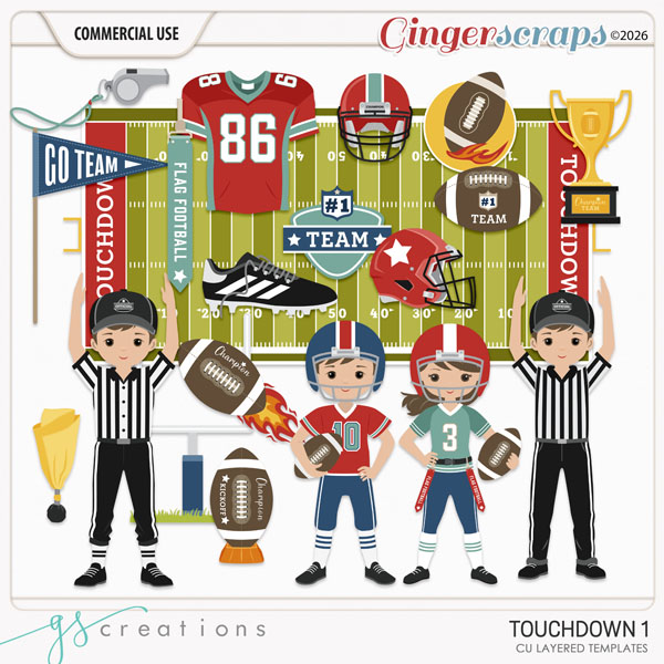 Touchdown1 Layered Templates (CU) by GS Creations