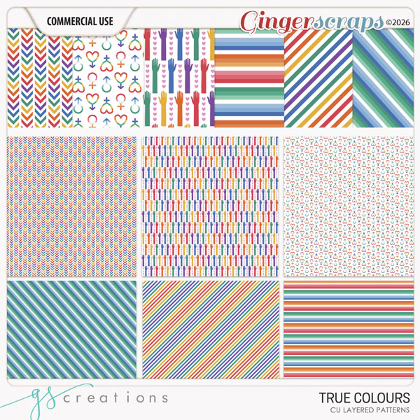 True Colours patterns (CU) by GS Creations