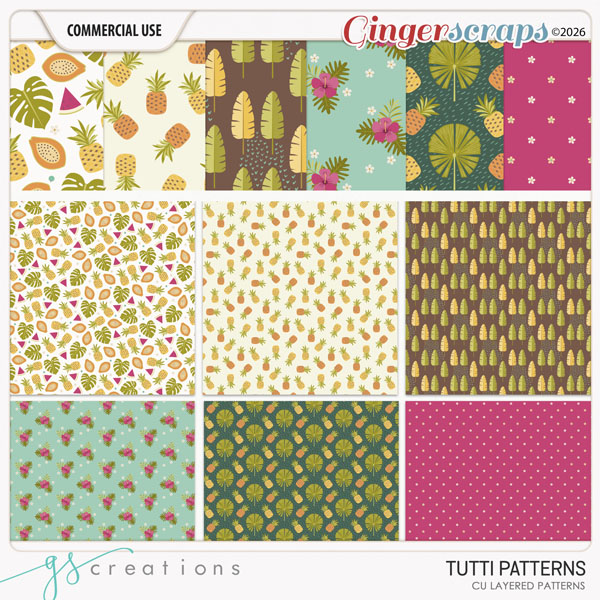 Tutti Layered Patterns (CU) by GS Creations