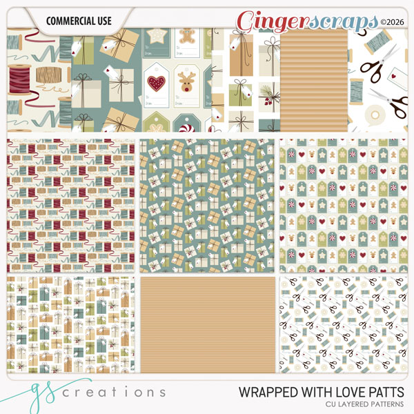 Wrapped with Love Patterns (CU) by GS Creations