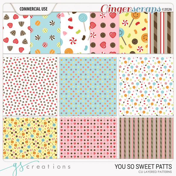 You So Sweet Patterns (CU) by GS Creations