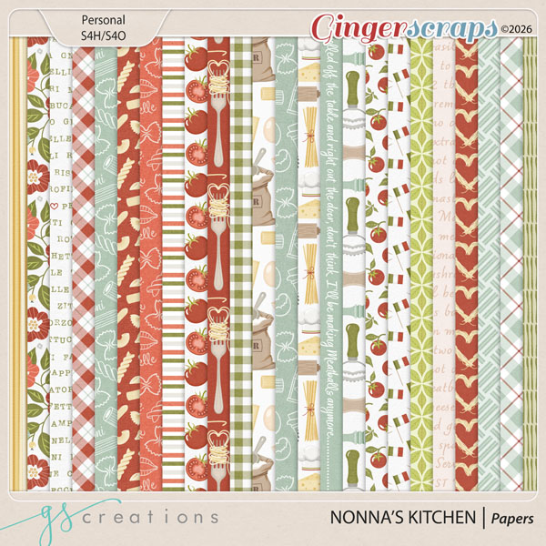 Nonnas Kitchen Patterns by GS Creations