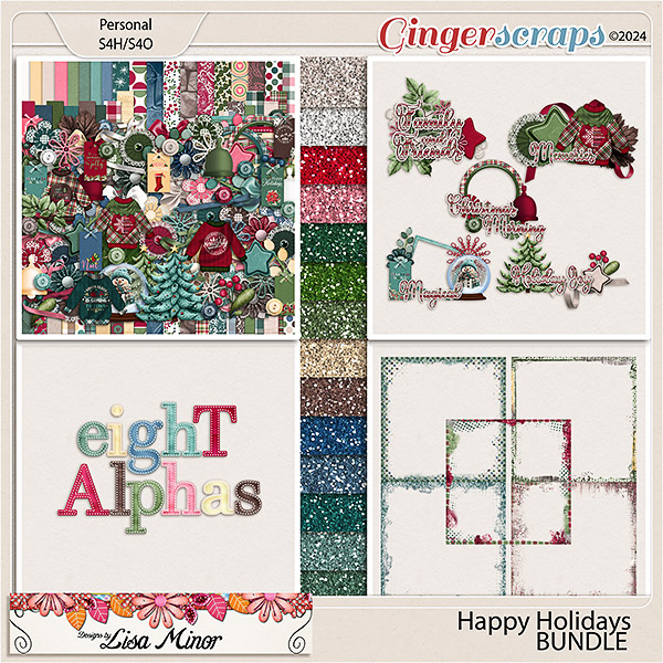 Happy Holidays BUNDLE from Designs by Lisa Minor