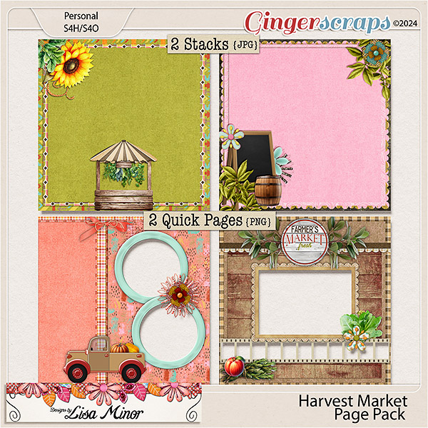 Harvest Market Page Pack from Designs by Lisa Minor