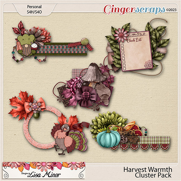 Harvest Warmth Cluster Pack from Designs by Lisa Minor