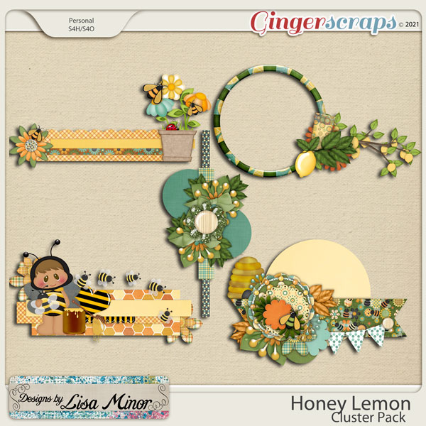 Honey Lemon Cluster Pack from Designs by Lisa Minor