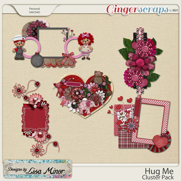 Hug Me Cluster Pack from Designs by Lisa Minor
