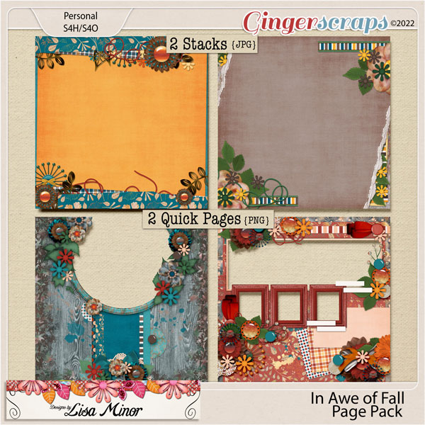 In Awe of Fall Page Pack from Designs by Lisa Minor