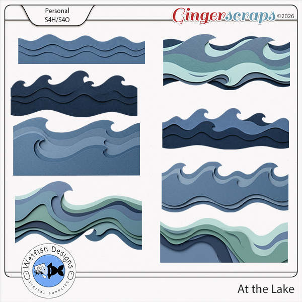 At the Lake Edges by Wetfish Designs