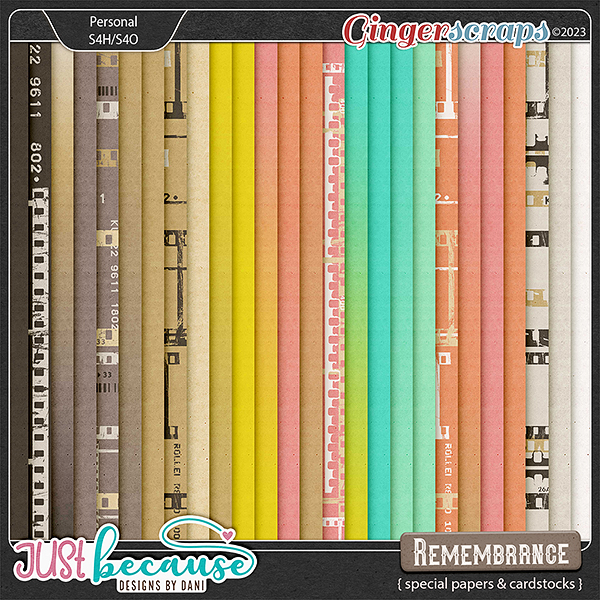 Remembrance Special Papers & Cardstocks by JB Studio