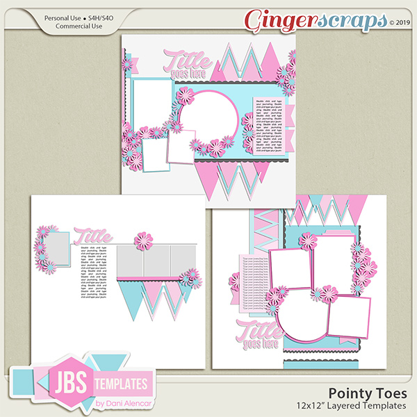 Pointy Toes 1 Templates by JB Studio